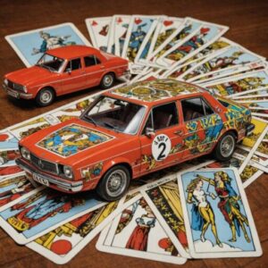 Combinação das cartas O Louco e O Carro na vida financeira