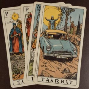 Combinação das cartas O Louco e O Carro sobre o futuro