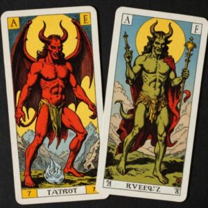 Combinação das cartas O Louco e O Diabo na vida financeira