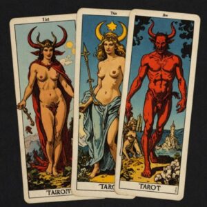 Combinação das cartas O Louco e O Diabo sobre o futuro