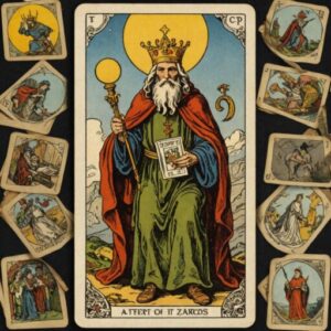 Combinação das cartas O Louco e O Eremita em momentos de transição