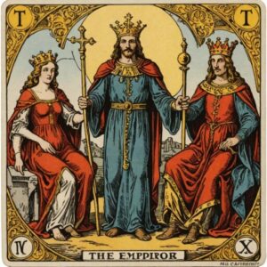 Combinação das cartas O Louco e O Imperador sobre o futuro