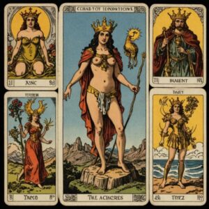 Combinação das cartas O Louco e O Julgamento como conselho do dia