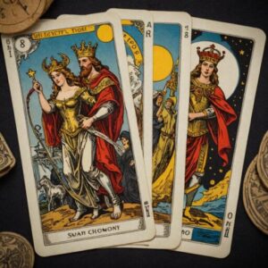 Combinação das cartas O Louco e O Mundo sobre o futuro