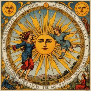Combinação das cartas O Louco e O Sol em relacionamentos