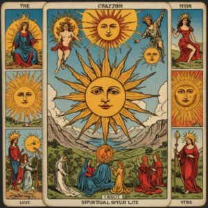 Combinação das cartas O Louco e O Sol na vida espiritual