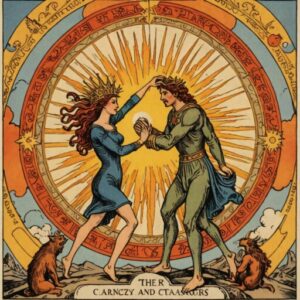 Combinação das cartas O Louco e O Sol no amor