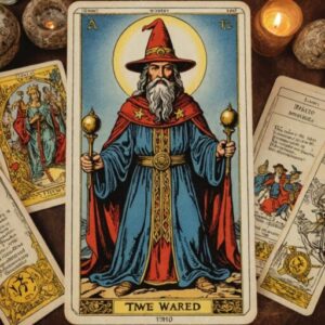 Combinação das cartas O Mago e A Justiça em momentos de transição