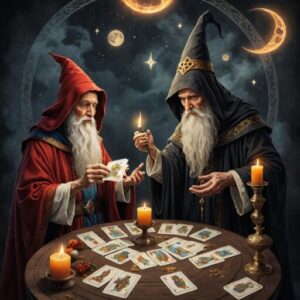Combinação das cartas O Mago e A Morte em momentos de transição