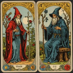 Combinação das cartas O Mago e A Morte na saúde
