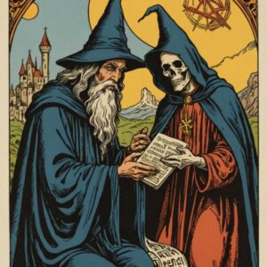 Combinação das cartas O Mago e A Morte na vida financeira