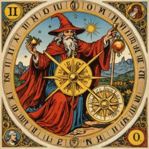 Combinação das cartas O Mago e A Roda da Fortuna no amor