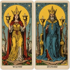 Combinação das cartas O Mago e A Sacerdotisa na vida espiritual