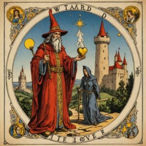 Combinação das cartas O Mago e A Torre no amor