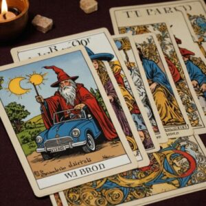 Combinação das cartas O Mago e O Carro na vida espiritual