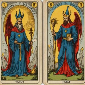 Combinação das cartas O Mago e O Diabo na vida espiritual