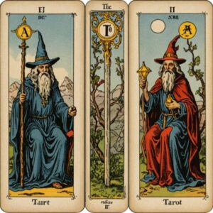 Combinação das cartas O Mago e O Enforcado na vida espiritual