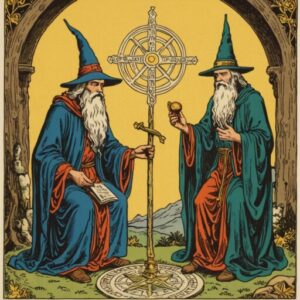 Combinação das cartas O Mago e O Eremita na vida espiritual