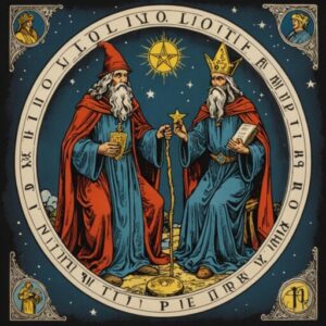 Combinação das cartas O Mago e O Hierofante sobre o futuro