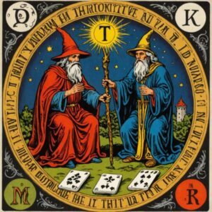 Combinação das cartas O Mago e O Louco na vida espiritual