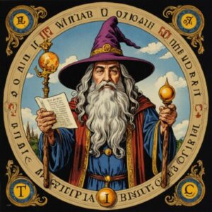 Combinação das cartas O Mago e O Mundo como conselho do dia