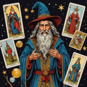 Combinação das cartas O Mago e Os Enamorados na vida espiritual