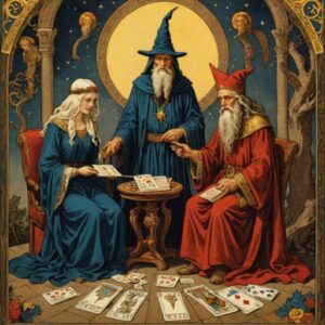 Combinação das cartas O Mago e Os Enamorados no trabalho