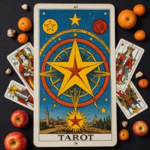 Combinação das cartas Os Enamorados e A Estrela na vida espiritual