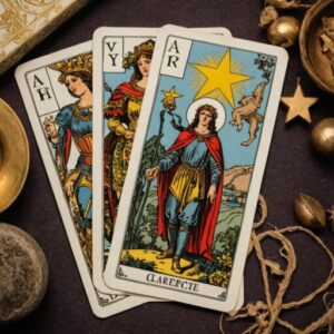 Combinação das cartas Os Enamorados e A Estrela na vida financeira