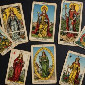 Combinação das cartas Os Enamorados e A Força em momentos de transição