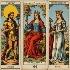 Combinação das cartas Os Enamorados e A Força na vida financeira