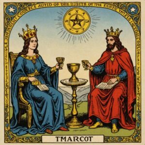 Combinação das cartas Os Enamorados e A Justiça como conselho do dia
