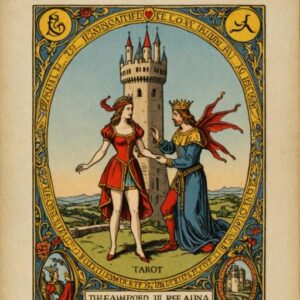 Combinação das cartas Os Enamorados e A Torre no amor