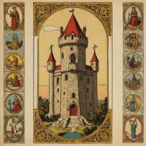 Combinação das cartas Os Enamorados e A Torre sobre decisões difíceis
