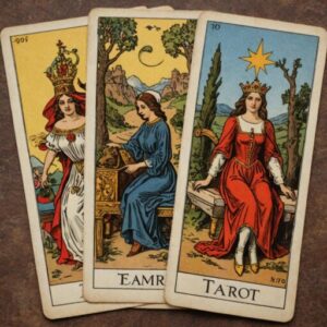Combinação das cartas Os Enamorados e O Carro em momentos de transição