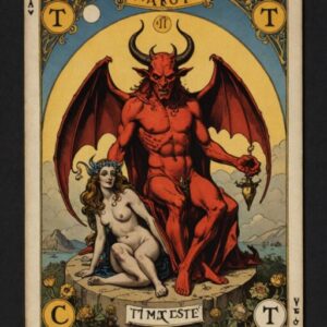 Combinação das cartas Os Enamorados e O Diabo em momentos de transição