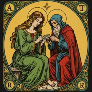Combinação das cartas Os Enamorados e O Eremita em relacionamentos