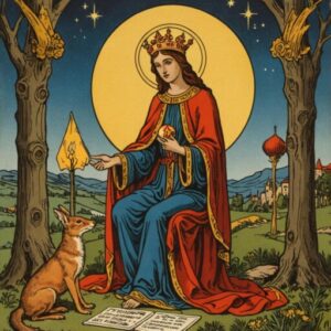 Combinação das cartas Os Enamorados e O Eremita na vida espiritual