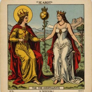 Combinação das cartas Os Enamorados e O Hierofante sobre o futuro