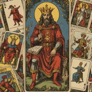 Combinação das cartas Os Enamorados e O Louco em momentos de transição