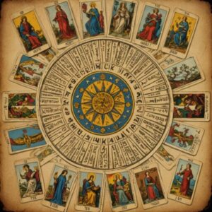 Combinação das cartas Os Enamorados e O Mundo na vida espiritual