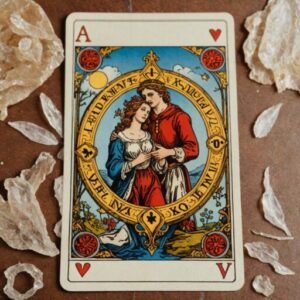 Combinação das cartas Os Enamorados e O Mundo no amor