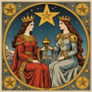 Combinação das cartas A Estrela e A Imperatriz no amor