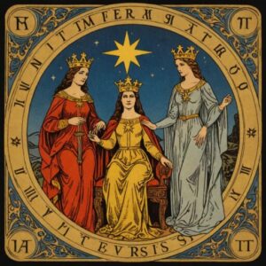 Combinação das cartas A Estrela e A Imperatriz no trabalho