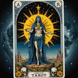 Combinação das cartas A Estrela e A Morte sobre o futuro