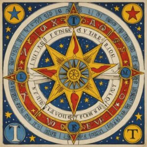 Combinação das cartas A Estrela e A Roda da Fortuna no amor