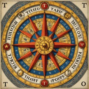 Combinação das cartas A Estrela e A Roda da Fortuna sobre decisões difíceis