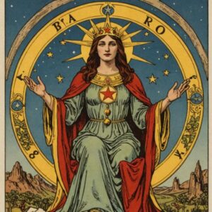Combinação das cartas A Estrela e A Sacerdotisa como conselho do dia
