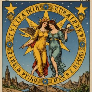 Combinação das cartas A Estrela e A Temperança em relacionamentos