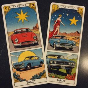 Combinação das cartas A Estrela e O Carro em relacionamentos